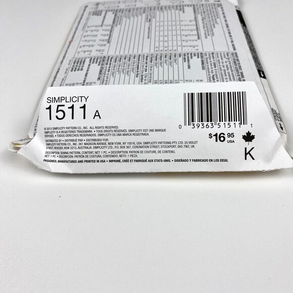 Simplicity 1511 Sewing Pattern Girls Clothing Sz 3-8 & 18 Inch Doll UNCUT FF - Picture 3 of 9